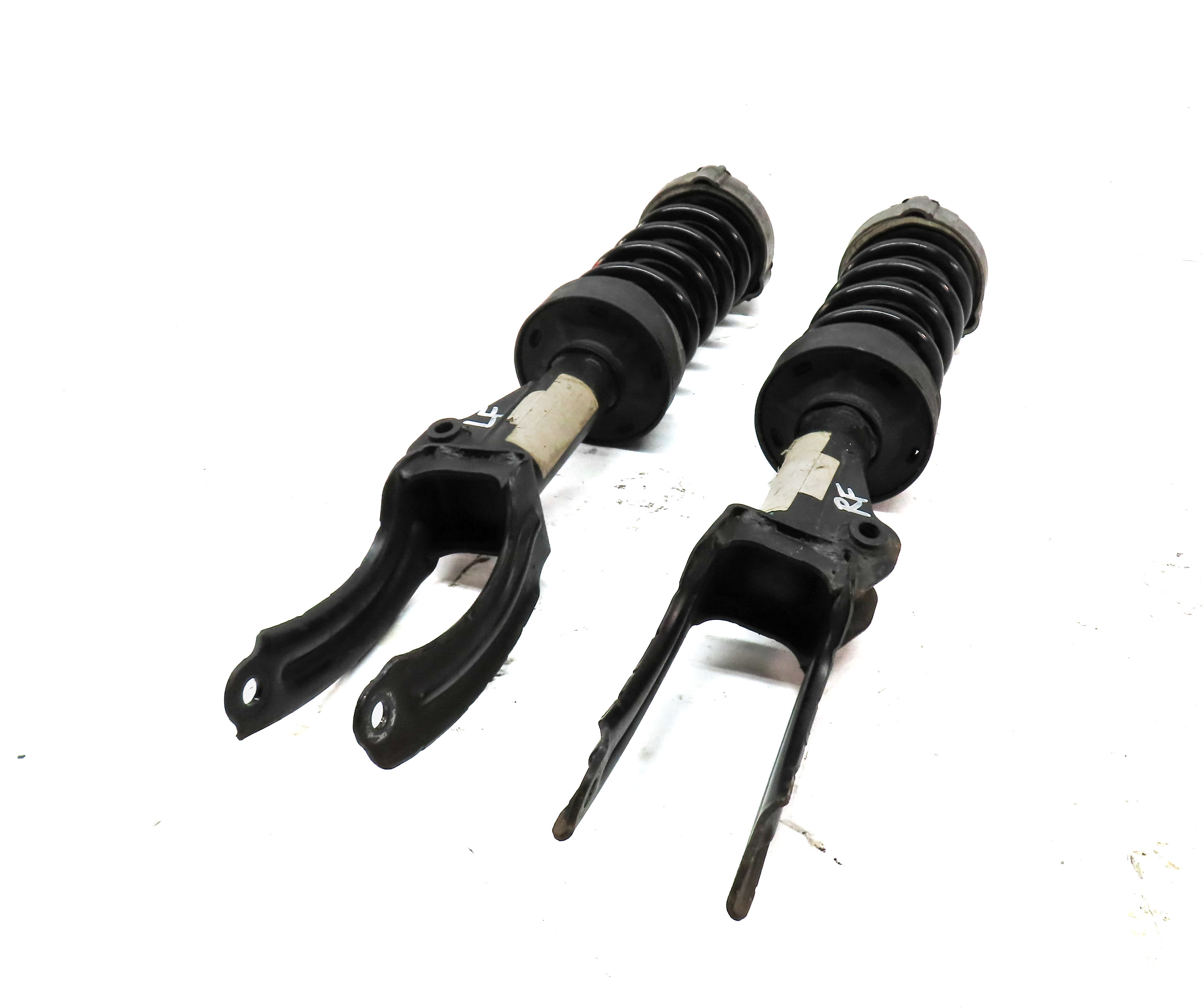 2011-2018 PORSCHE CAYENNE (958) FRONT LEFT & RIGHT SUSPENSION SHOCK STRUT SET-2 — exact item pictured